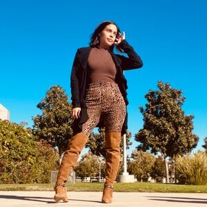 Karen Scott Elegant Black Ruffle Cardigan